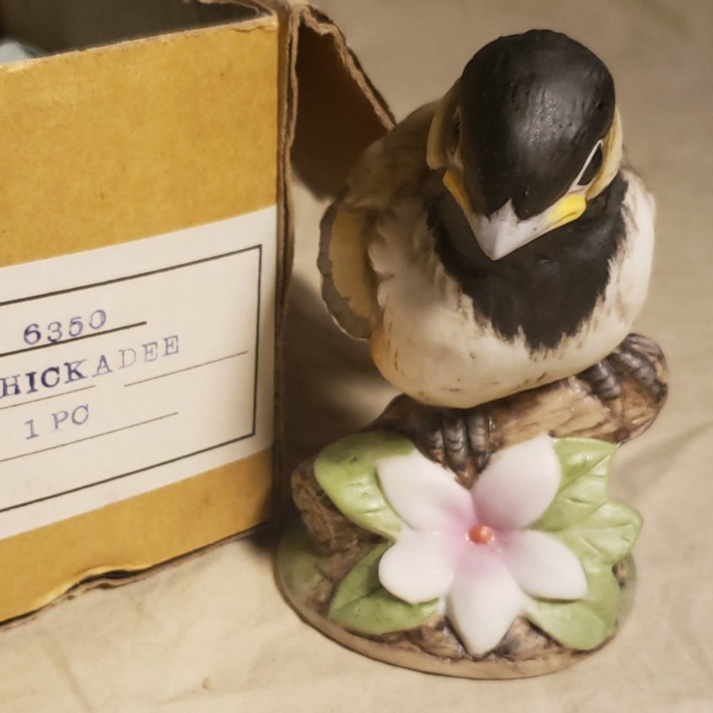 Vintage Chickadee Figurine by Andrea
